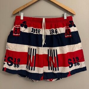 Nautica Quick-Dry Vintage‎ Print Swim Trunks